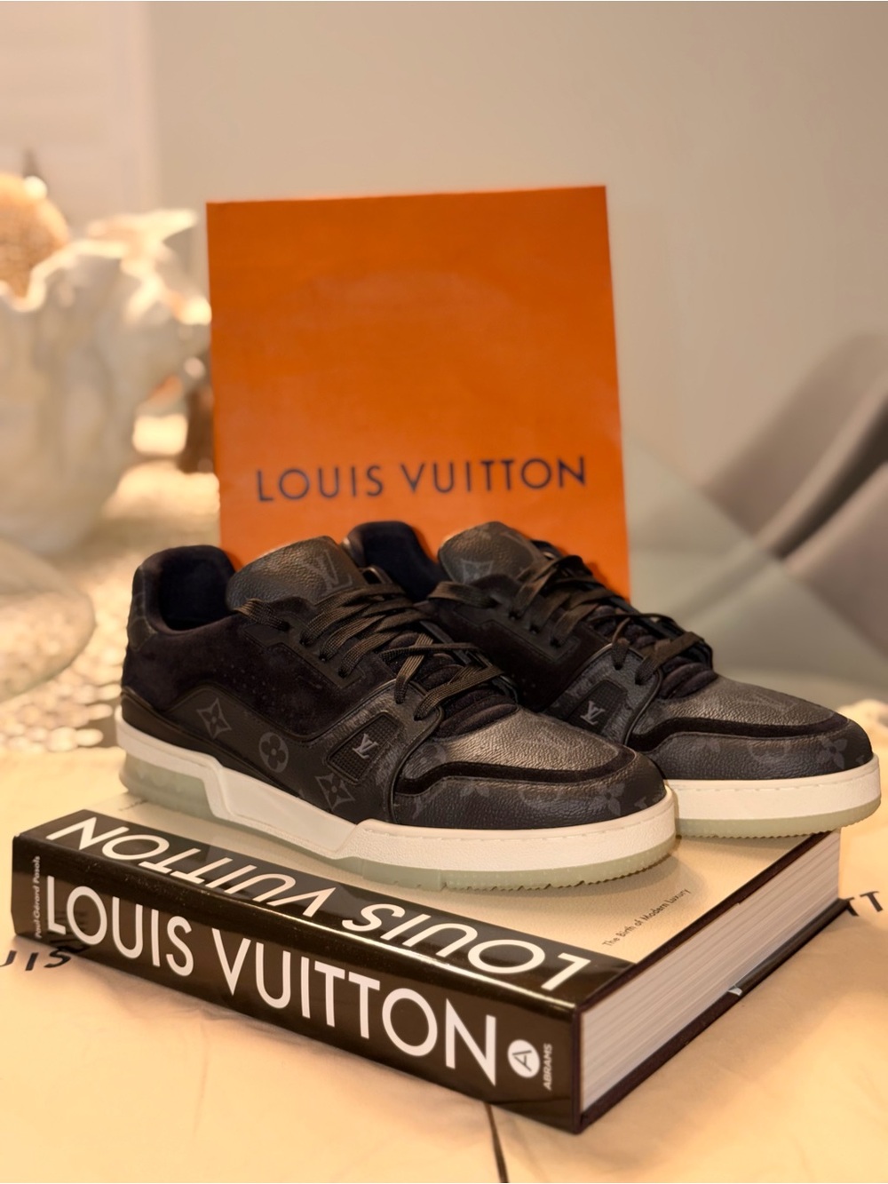 Louis Vuitton Men’s Black Fashion Sneakers
